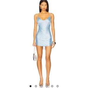 Elegant Blue Women's Dress